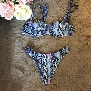 Snake Print Bikini